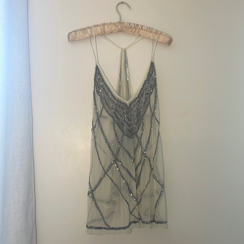 Kimchi Blue beaded tank top size L